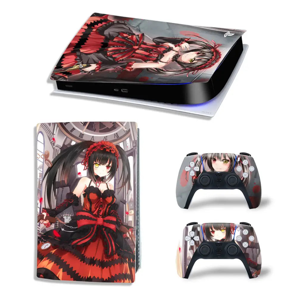 Autocollant Console PS5 Kurumi Tokisaki