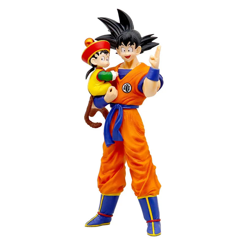 Dragon Ball Anime Figure Modèle Statue Jouet, Père Tenant Son Fils