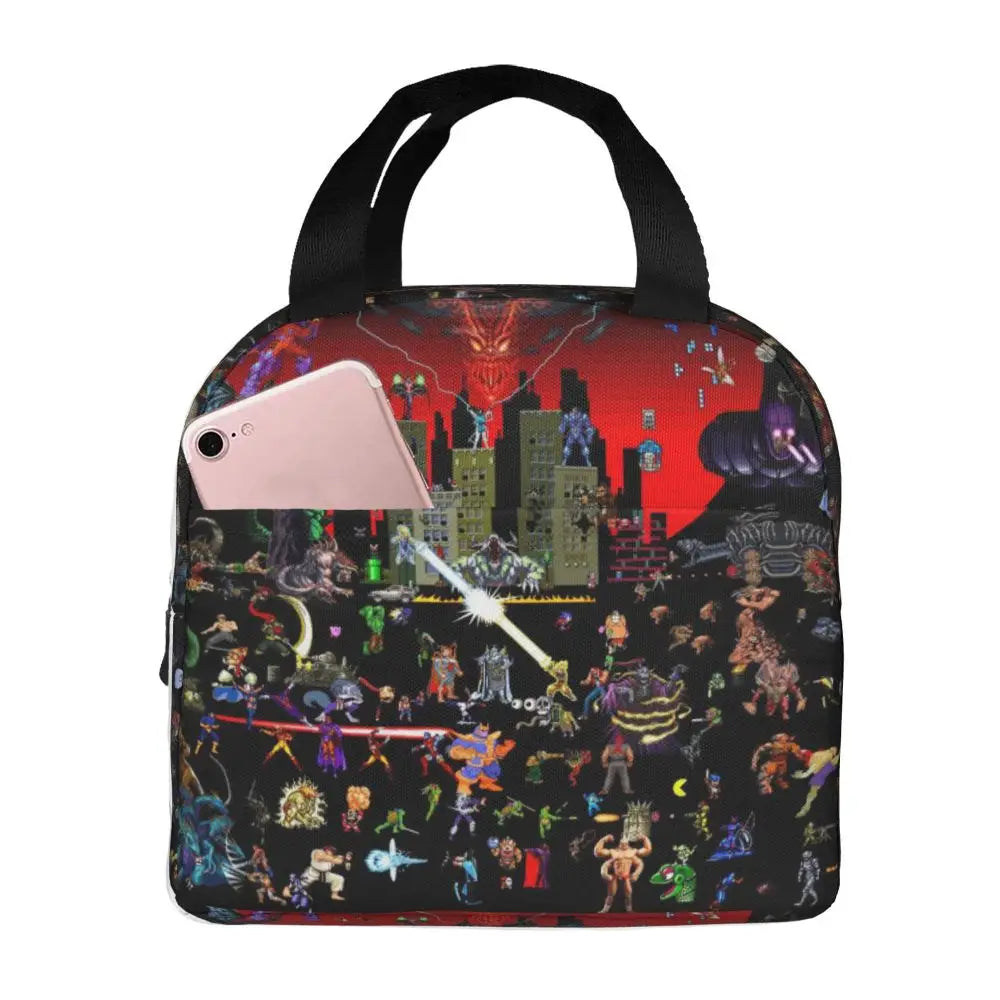 Sac fourre-tout isotherme Retro Gaming