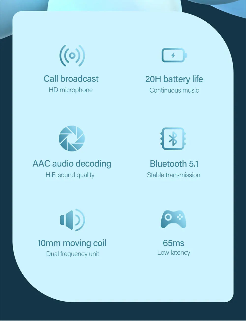 Ecouteur Audio Bluetooth 5.1 Lenovo