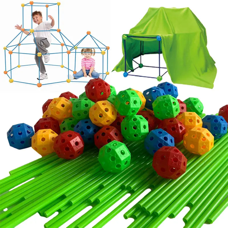 Jeux de Construction de Cabane - Kit De Construction Cabane Enfant  Intérieur Ou Exterieur, Structure Jeux Exterieur Enfant, Jeu - Cdiscount  Jeux - Jouets