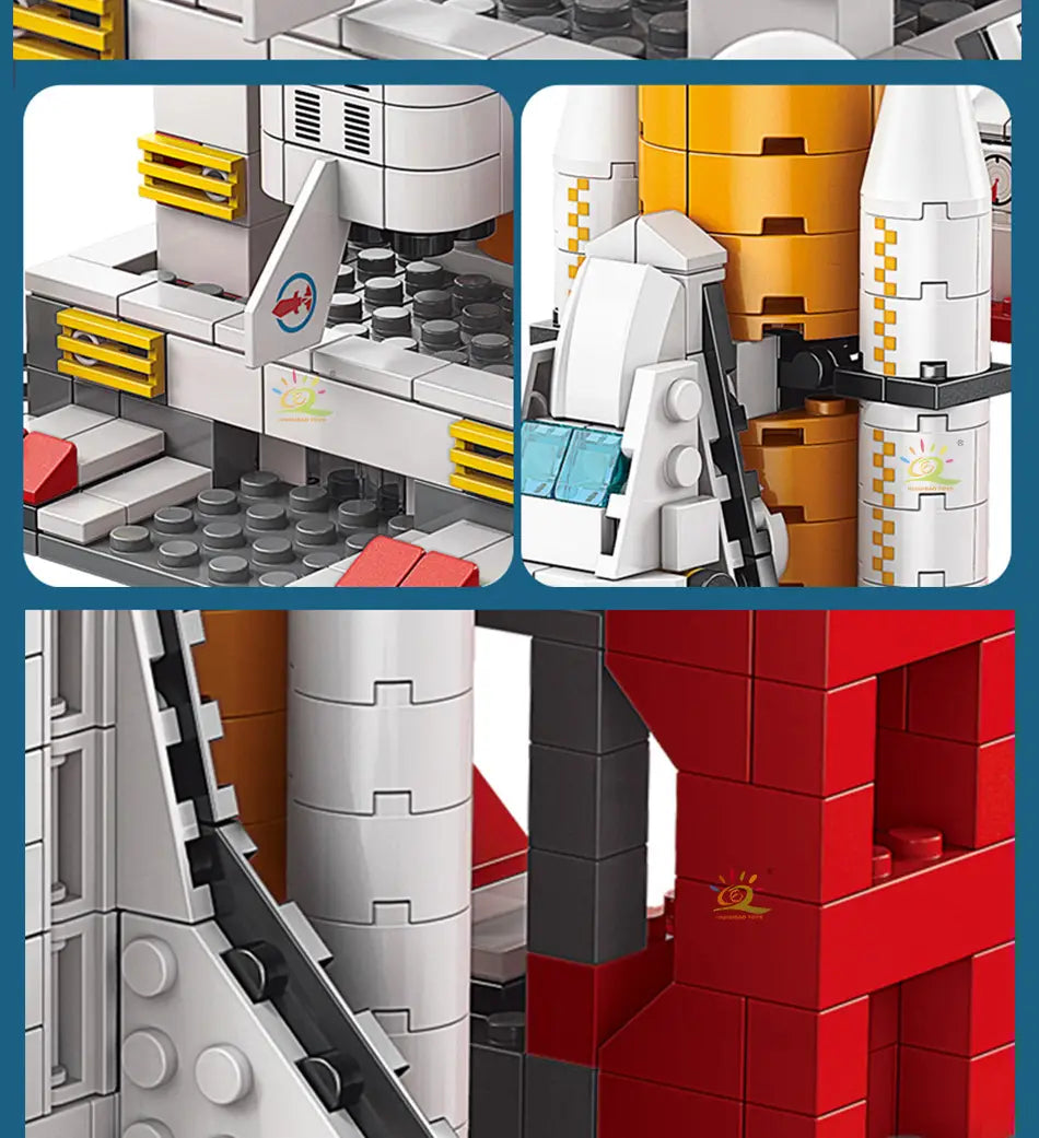 Blocs de construction de fusée aérospatiale