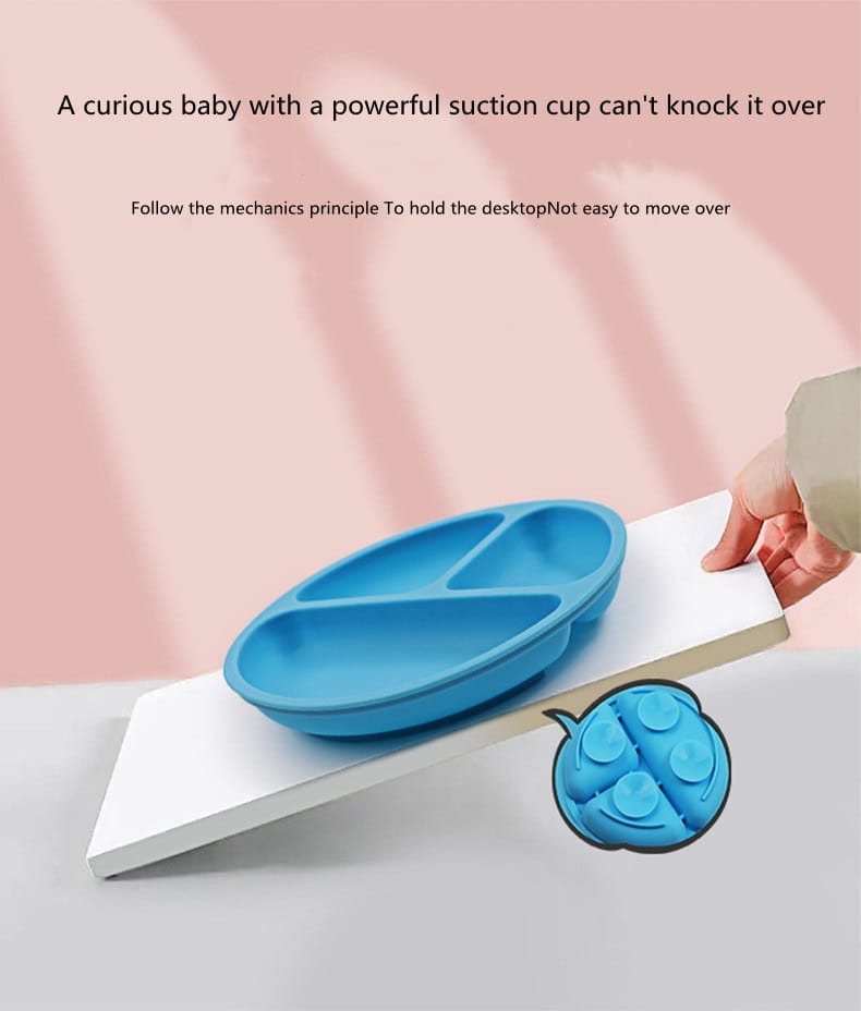 Assiette Ventouse silicone pour bébé