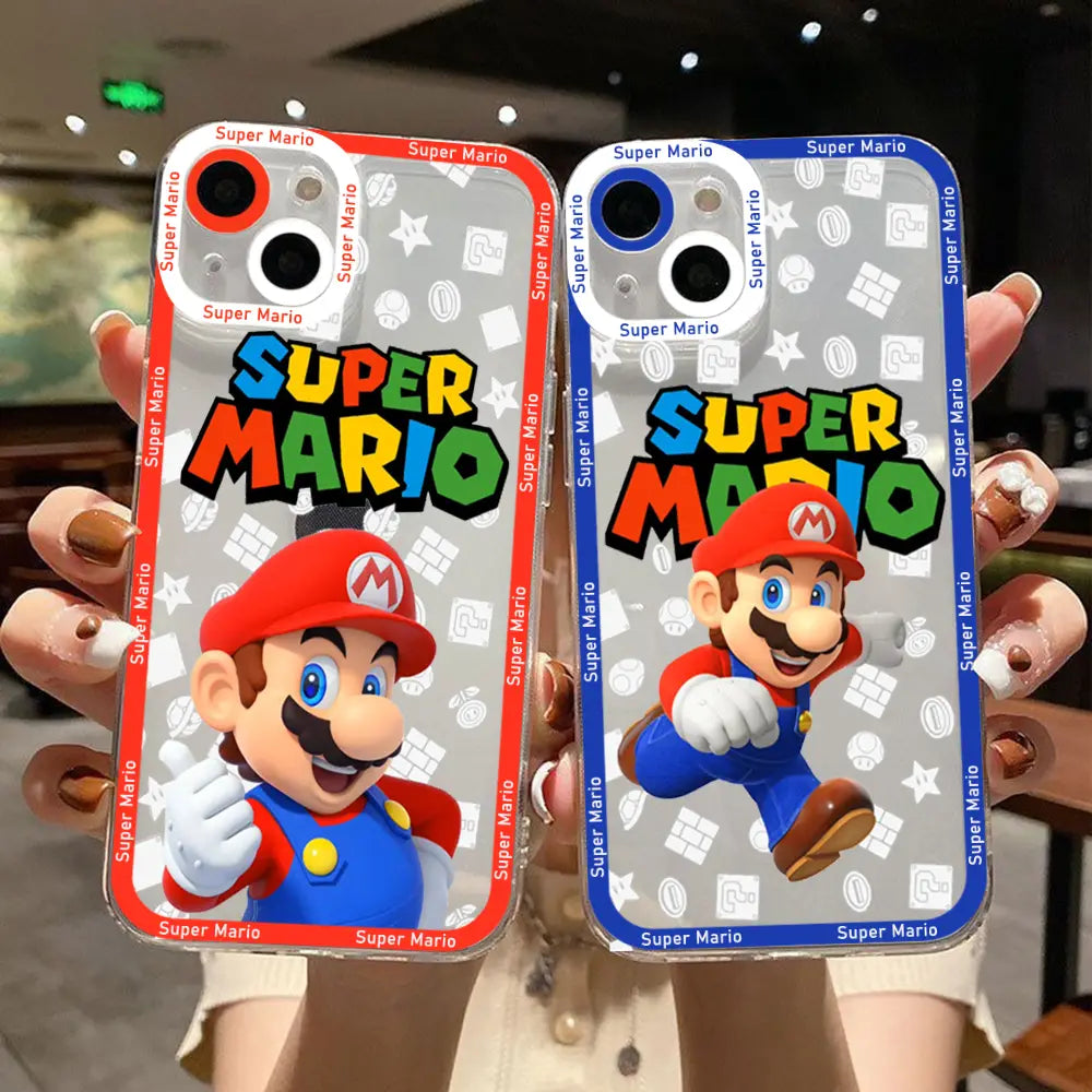 Coque téléphone silicone Super Mario