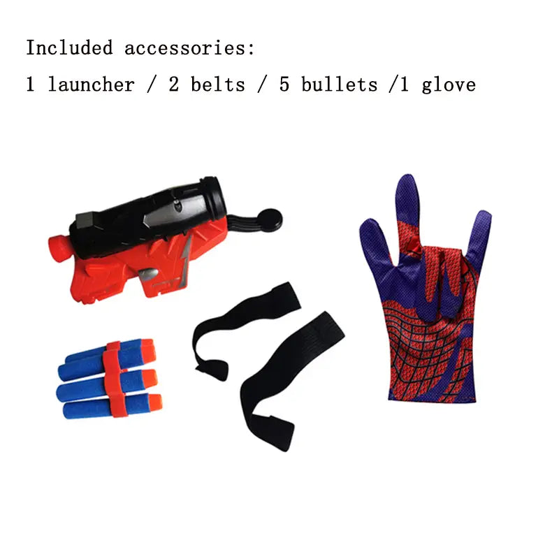 Gants Lanceur Spiderman en plastique pour enfants - Enjouet