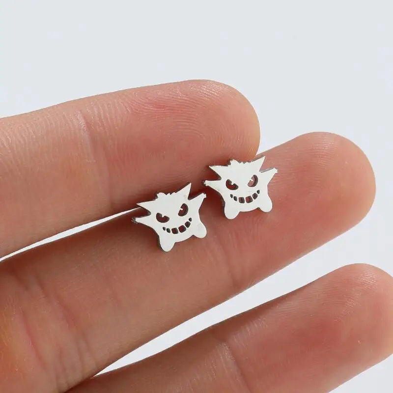 Boucles d’oreilles Pokemon Gengar Ectoplasma