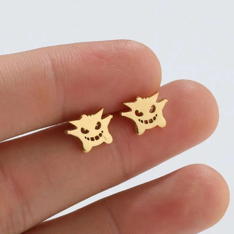 Boucles d’oreilles Pokemon Gengar Ectoplasma