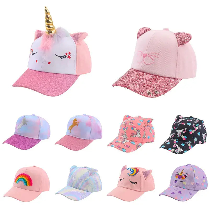 Casquette Baseball Licorne Arc-en-ciel