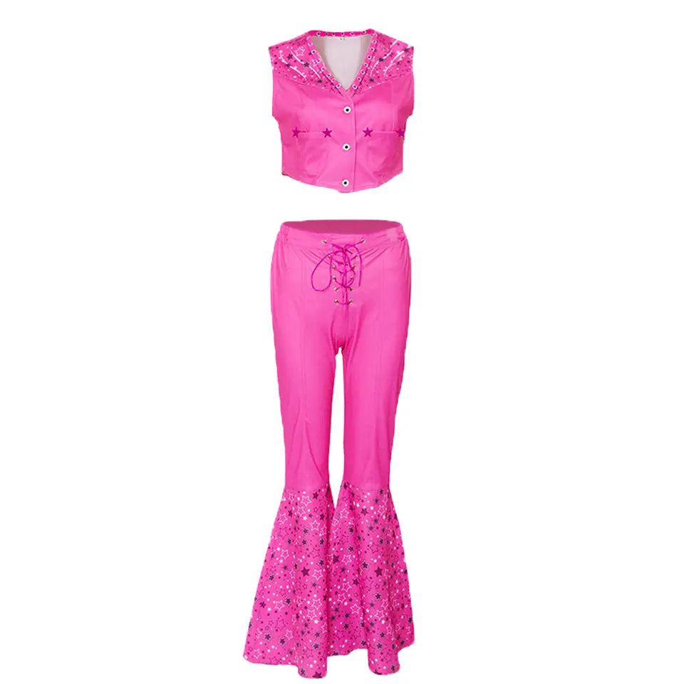 Ensemble Costume Barbie Rose