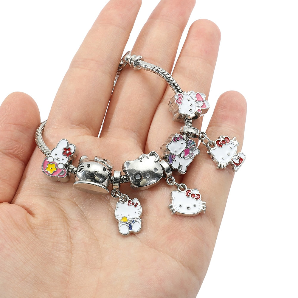 Bracelets Hello Kitty Charms - Enjouet