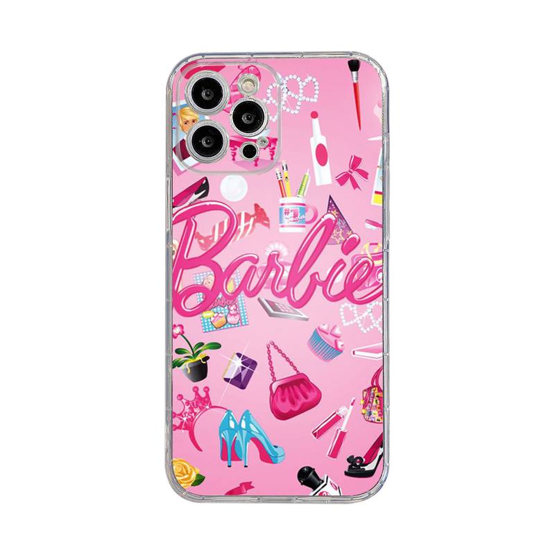Coque pour iPhone 11 Officielle de Mattel Barbie Stickers Brillante  Renforcée - Barbie