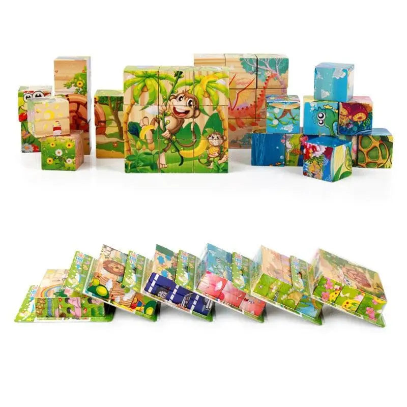 MES CUBES PUZZLE - ANIMAUX MIGNONS