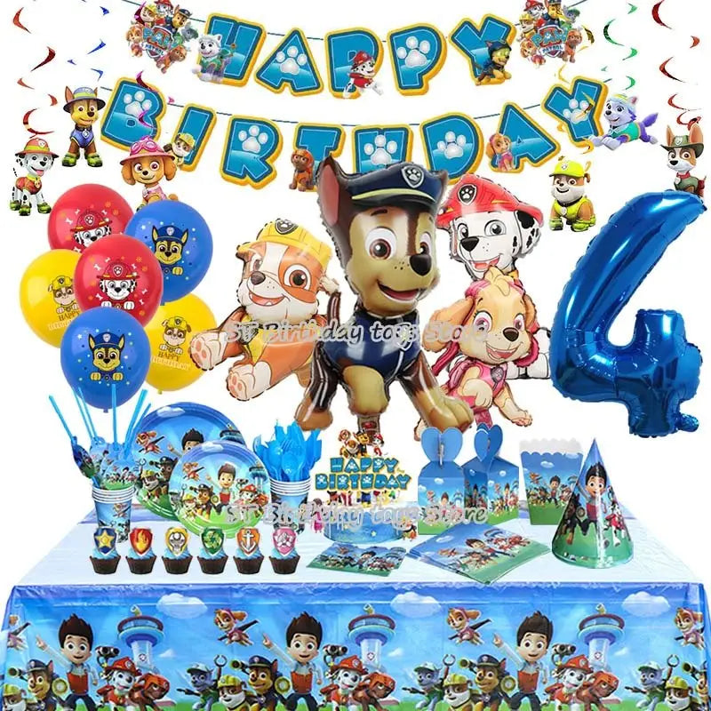 Happy birthday Paw patrol Joyeux anniversaire Patpatrouille arabic