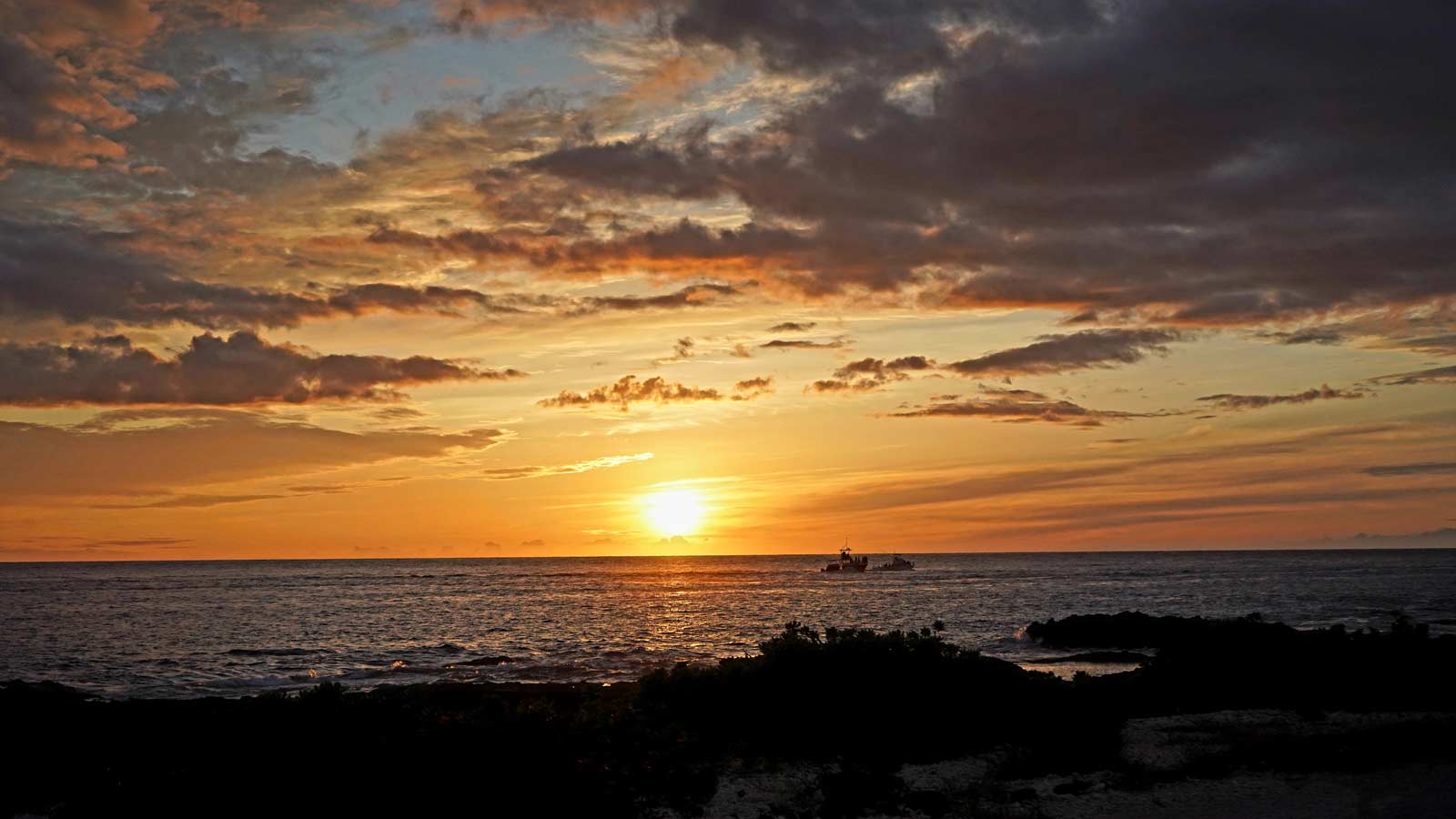 Kona Coastline during Sunset