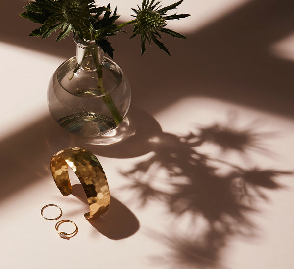 STILL LIFE | MoonRox FW20 - Ground Control Cuff Bracelet, Fine Line Ring and Integrity Ring