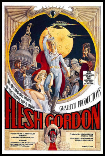 Vintage Porn From The 1200s - Flesh Gordon Porn Classic Movie Poster Fridge Magnet 6x8 Large | Fridge  Magnet World