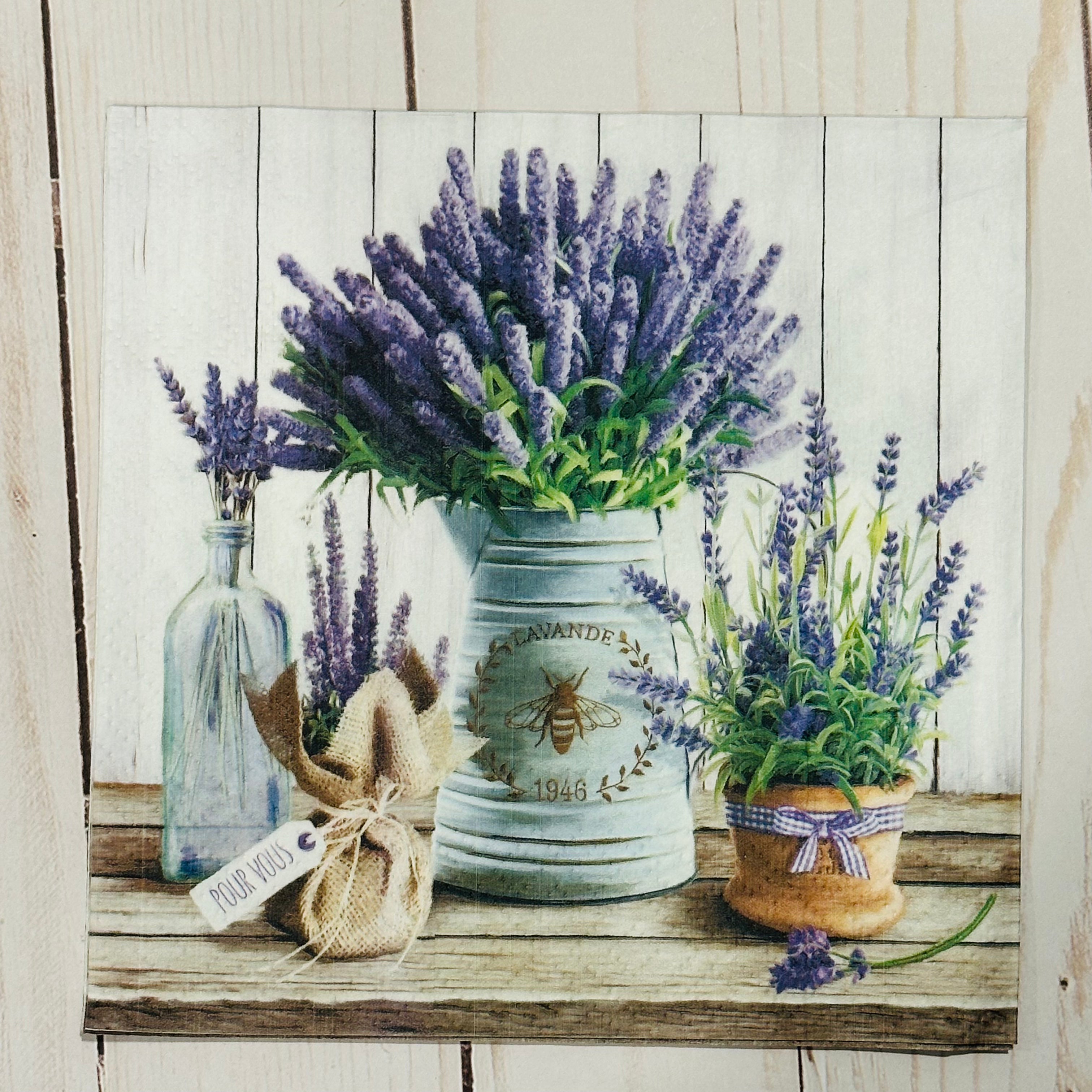 Lavender Napkin Set of 2 (Luncheon Size)