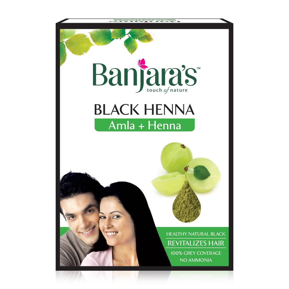 waterstof lawaai Voorbereiding Banjara's Black Henna with Amla for Hair | Buy Online – B E STORE