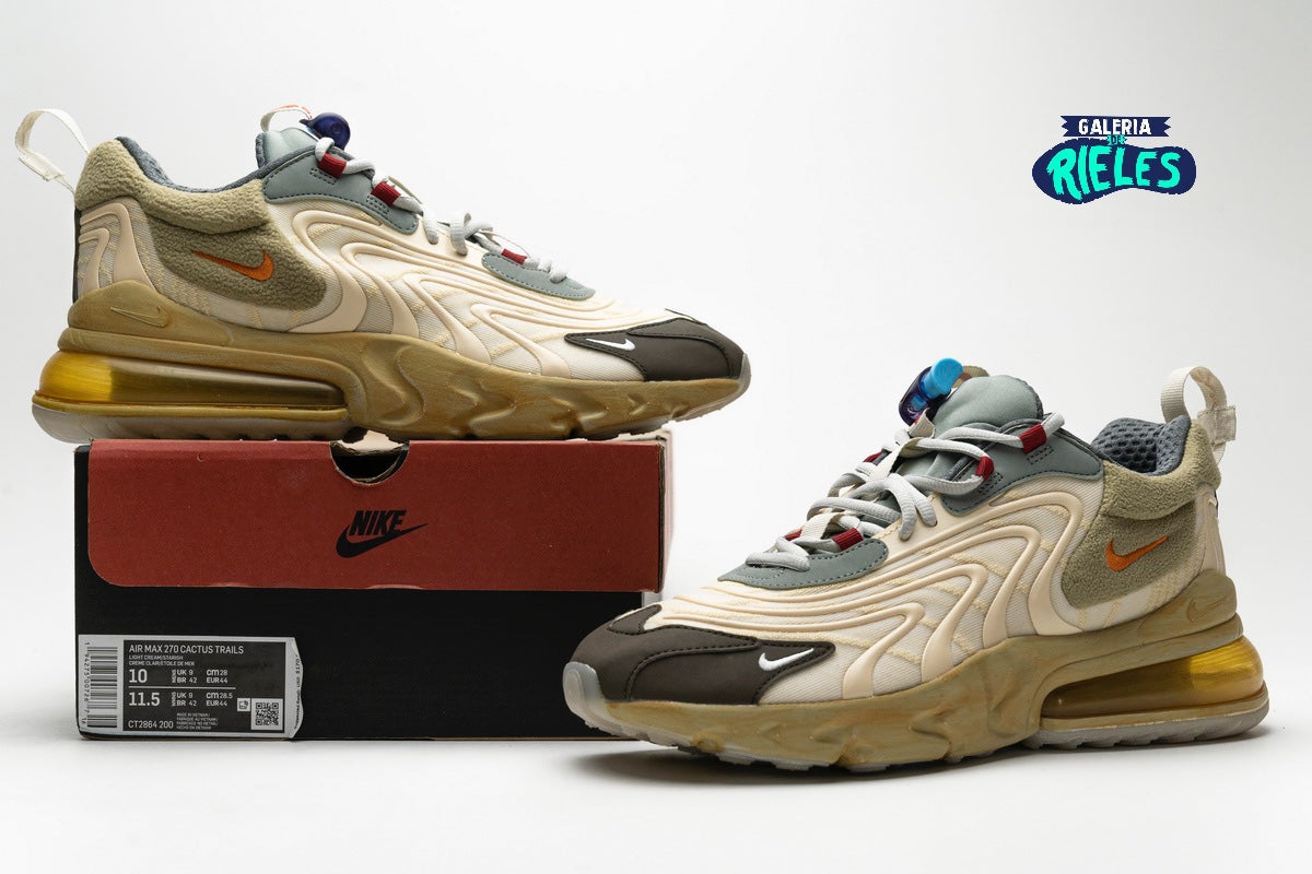 pubertad Baño pescado Nike Air Max 270 React ENG Travis Scott Cactus Trails – Galeria De Rieles