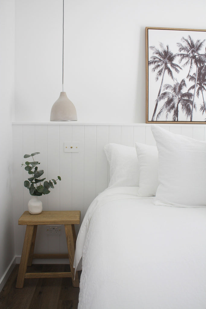 Elomou Interiors bedroom refresh project - Australian coastal vibe