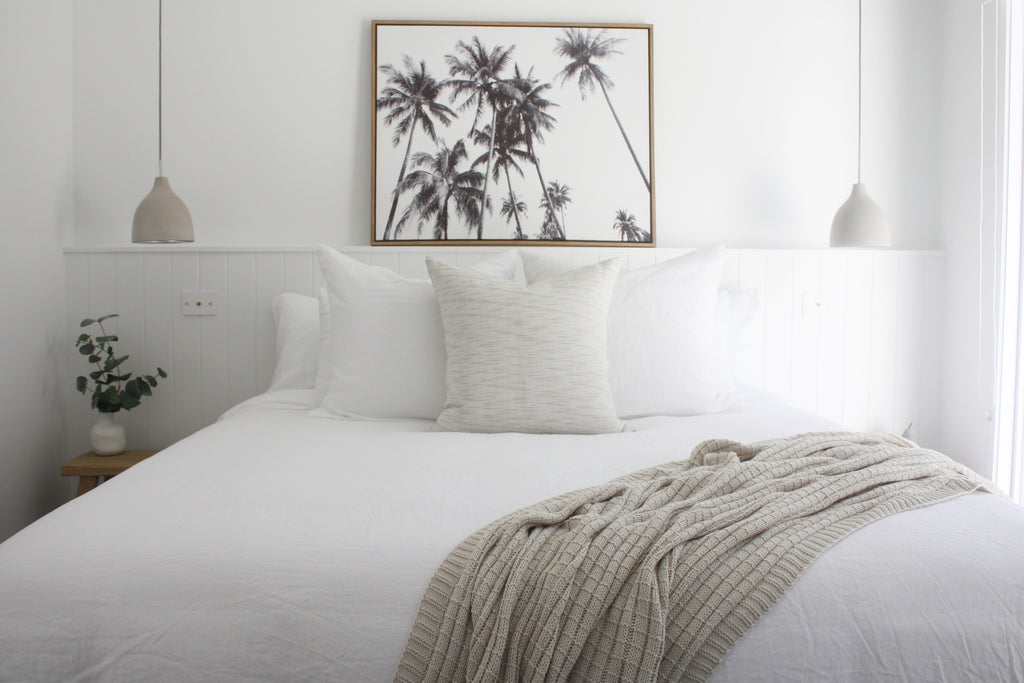 Elomou Interiors bedroom refresh project - Australian coastal vibe