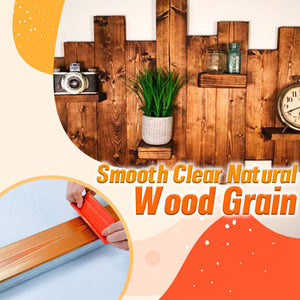 DIY Wood Grain Scrapping Stencil