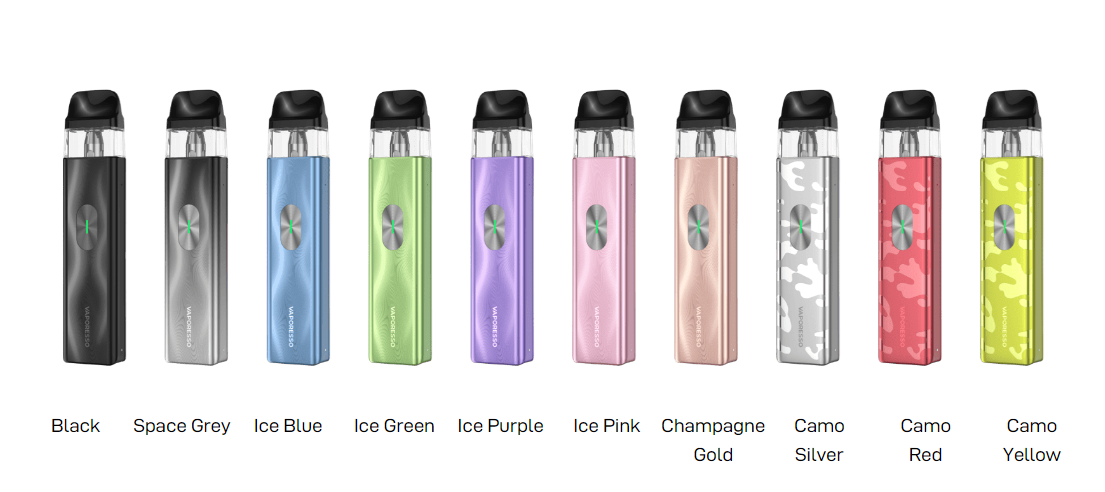 Xros 4 Mini Pod Kit Colours