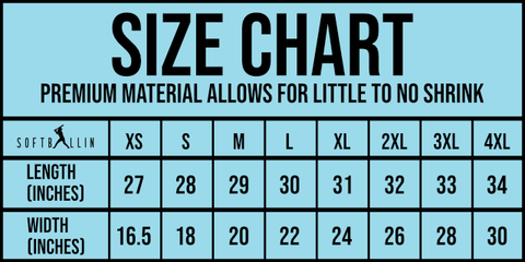 Bella Canvas 3001 Size Chart