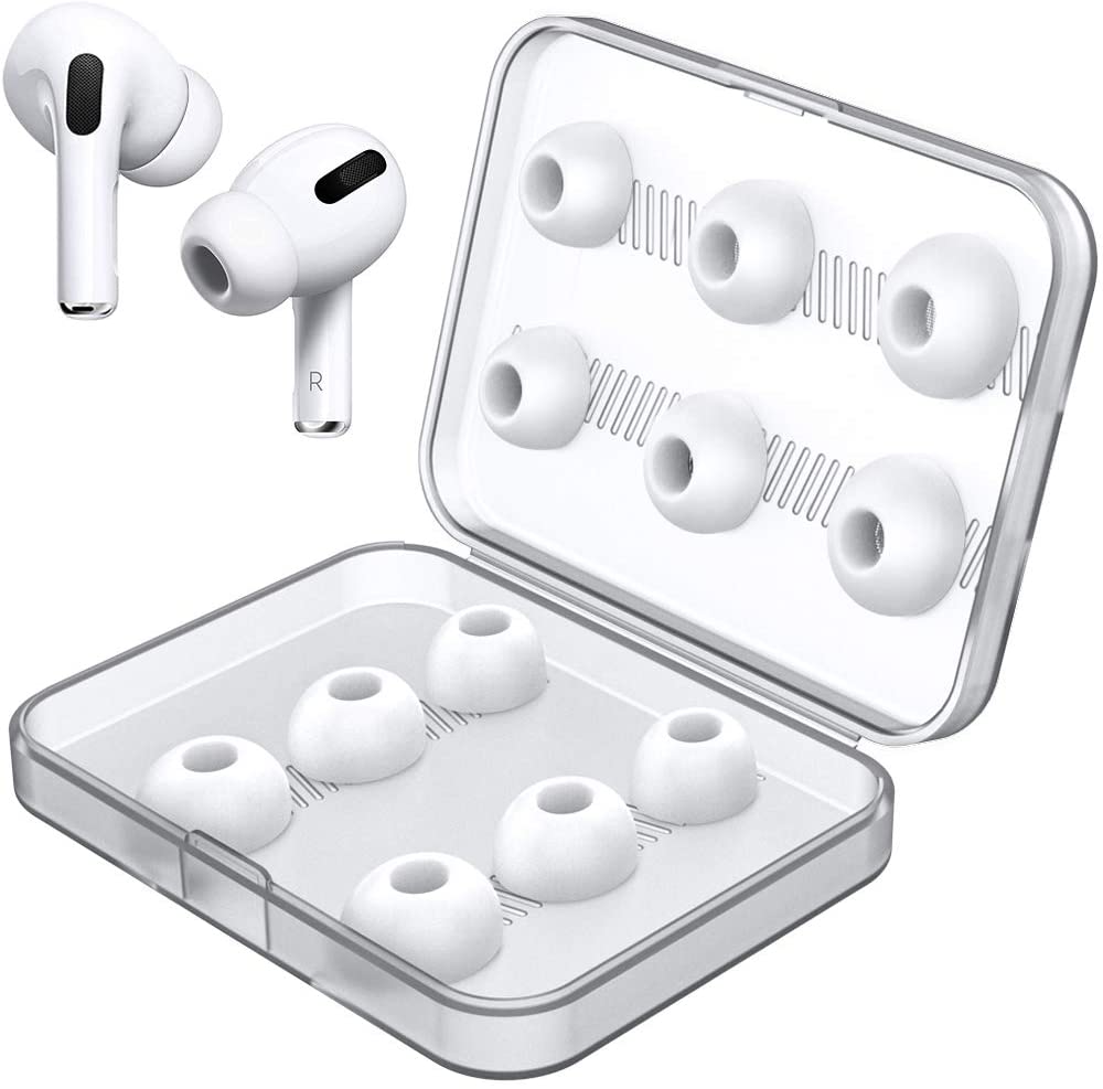 Link Dream 12 Pieces Replacement Ear Tips for AirPods Pro Silicon Ear Buds Tips with Portable Storage Box