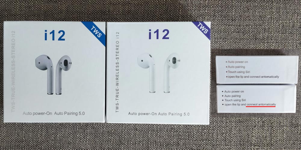 niveau Følelse Stræbe What fake Airpods are the best? i10, i12, i500, i9000 tws review