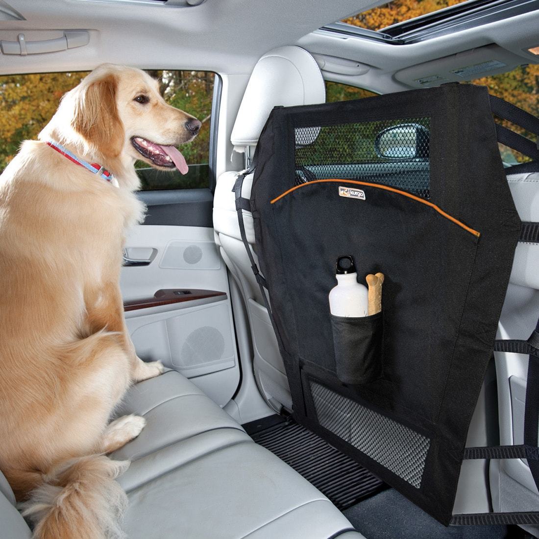 Breey 3-layer Car Mesh Organizer, Seat Back Net Bag, Barrier Of Backseat  Pet Kids