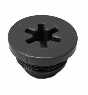 Autotrol (1000269) Injector Cap; Blank; Gray; Pbt