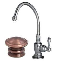 Waterstone (1200c-ac) Hampton Antique Copper Faucet Cold Only