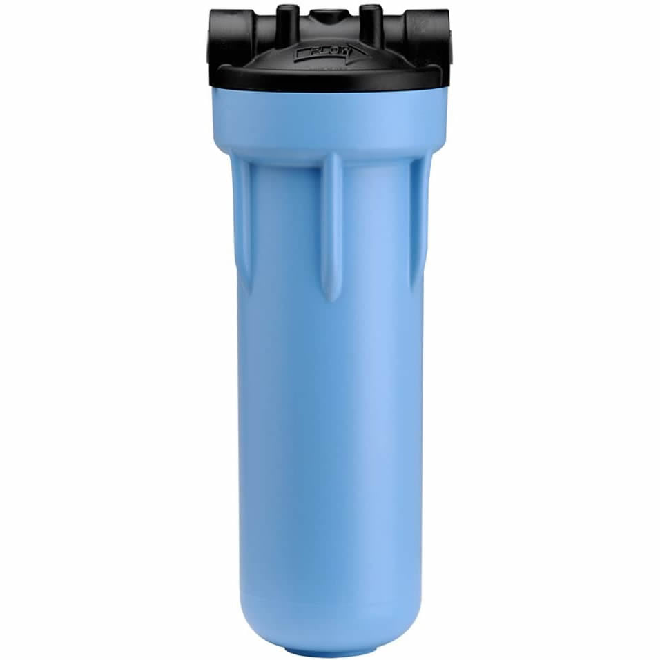 Pentek - Standard 10" 3g Filter Housing - Black Cap/blue Sump - 3/4" Npt
