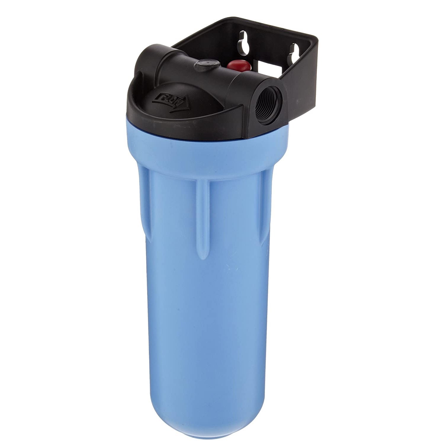 Pentek - Standard 10" 3G Filter Housing - Black Cap/Blue Sump - Integrated Bracket - 3/4" NPT