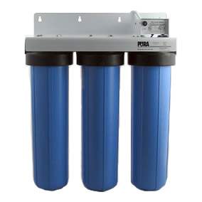 Pura Uv- Uvbb-3 Sd-cbxbb 5 Micron Sediment - 10 Micron Carbon Block Filter 15 Gpm