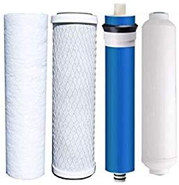 Compatible Filters For The Puroline Pl-4000 Reverse Osmosis System Set Of 4 W- 50 Gpd Membrane By Ipw Industries Inc.