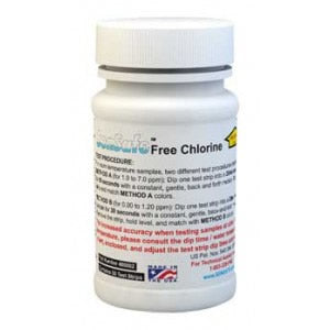 Sensafe (480002) Its Free Chlorine Test Kit; Bottle 50 Test Strips