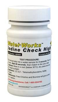 Sensafe (480064) Iodine Test Strip, 32 Second Test Time, 0-300ppm Range (bottle Of 50)