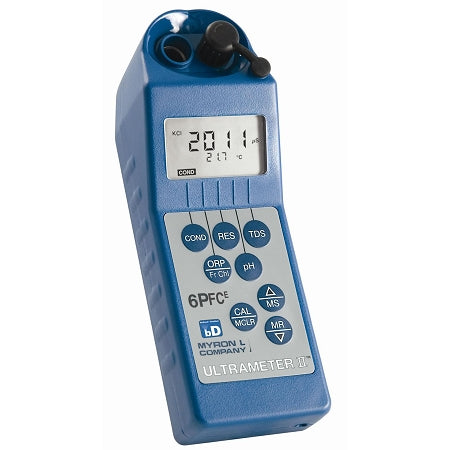 Myron L (6piifce) Ultrameter Ii: Meter Conductivity, Tds, Resistivity, Ph, Orp-free Chlorine, Temperature
