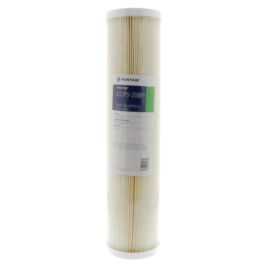 Pentek - Ecp5-20bb - 20" X 4.5" Pleated Cellulose Sediment 5 Micron Filter