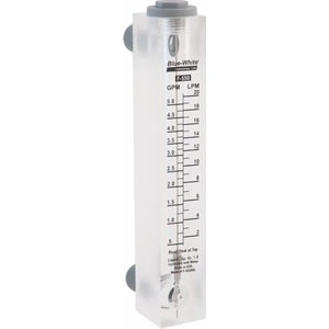 Blue And White (f-55750l) 1 - 10 Gpm Flow Meter; 3-4" Mpt