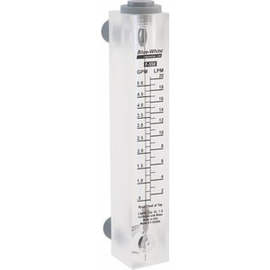 Blue And White (f-55500l) 0.5 - 5 Gpm Flow Meter; 1-2" Mpt