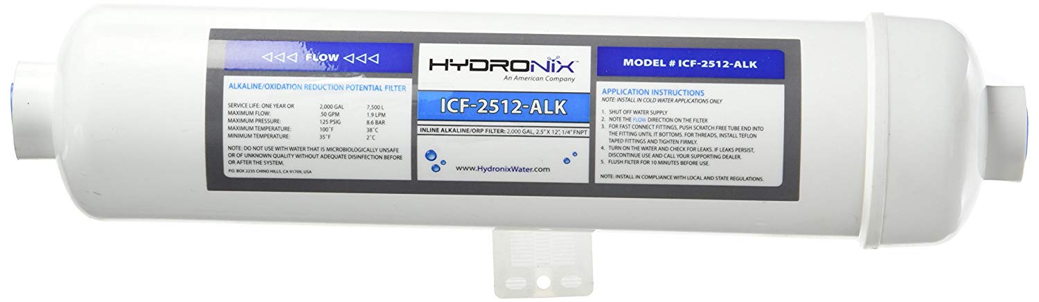 Hydronix (icf-2512-alk) Remineralization & Ph Filter