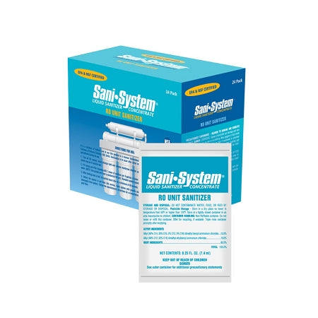 Pro Products (ss96ro) Sani System 0.25 Fl Oz Packets; Reverse Osmosis Unit Sanitizer (96-case)