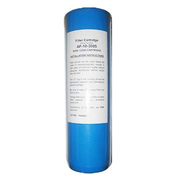 Aries (af-10-3005) 9.75"x3" Iron-lead Filter "softener"