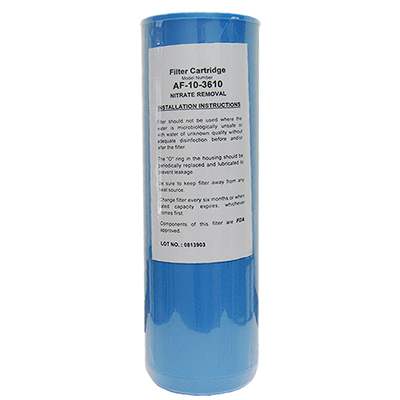 Aries (af-10-3610) 9.75"x3" Nitrate Removal Filter