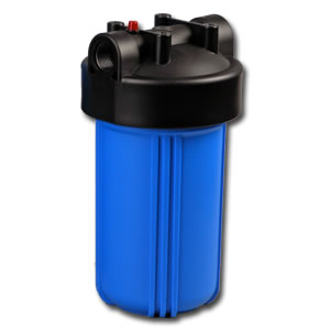 Puret - B907 Series - 10" Big Blue Double O-ring Filter Housing Black Cap / Blue Sump