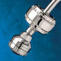 Sprite (sl-m-cm) Slim Line Shower Filter With Massage Head; Chrome