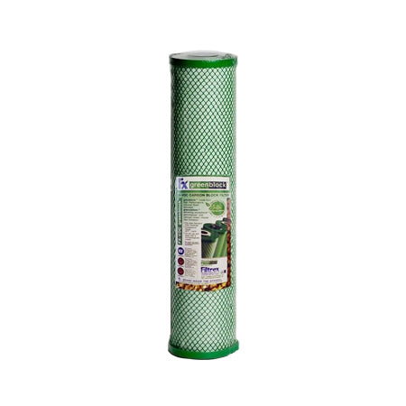 Kx Technologies - Fxb20cl2 - 20" X 4.5" Filtrex Ecocarb Greenblock Cl2 - 10 Micron - Carbon Block Chlorine Filter